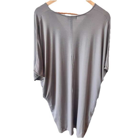 Barefoot Dreams OS Luxe Milk Jersey Stretch Oversize Loungewear Short Caftan - Picture 5 of 6